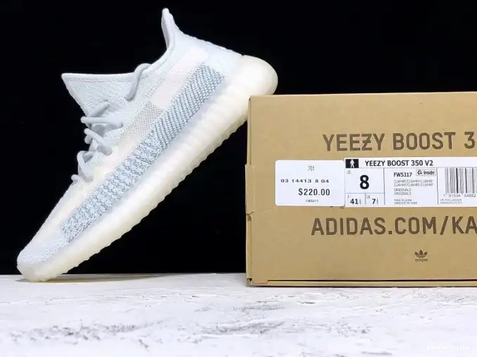 Cloud Yeezy Boost Reflective Adidas White 350 V2 FW5317 0701